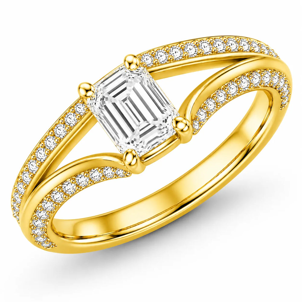 Promise of the Heart Ring with Side Stone