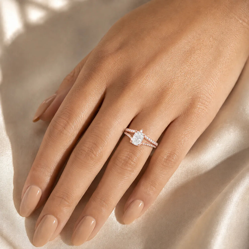 Promise of the Heart Ring with Side Stone