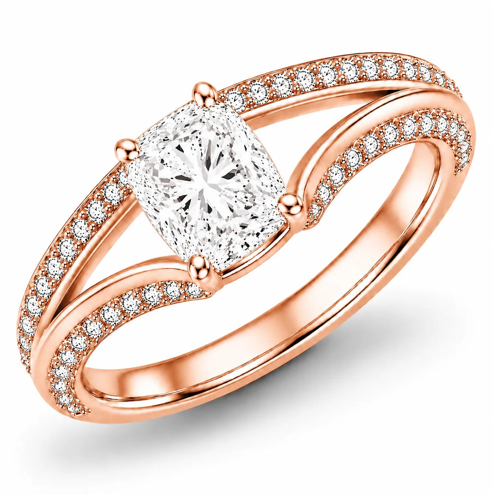 Promise of the Heart Ring with Side Stone