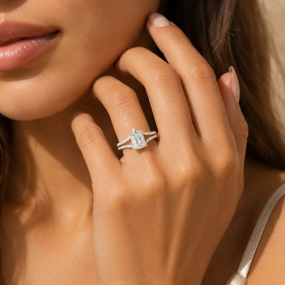Promise of the Heart Ring with Side Stone