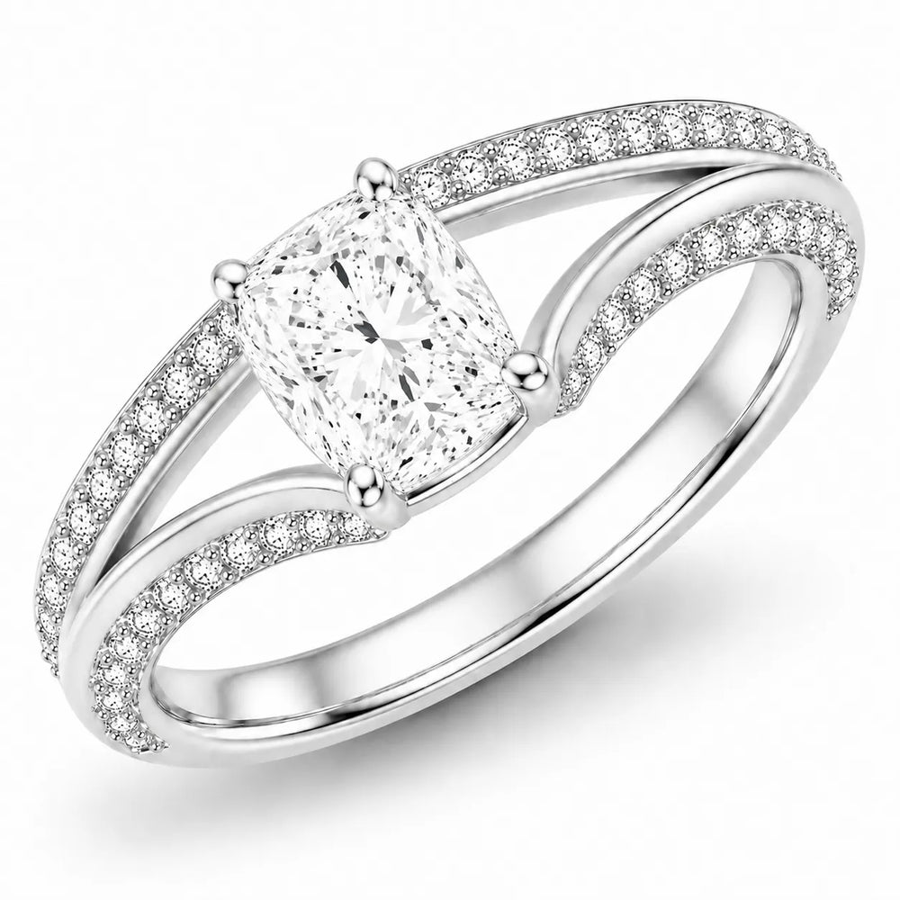 Promise of the Heart Ring with Side Stone
