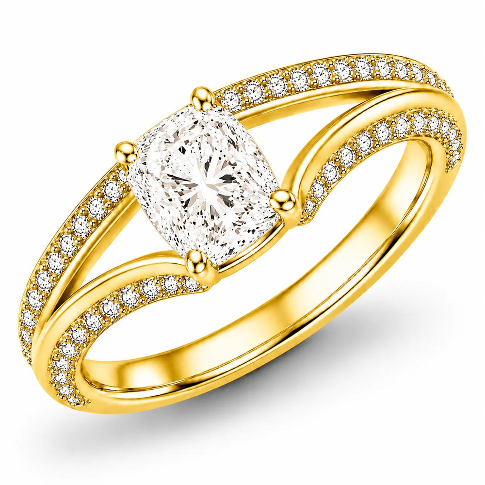Promise of the Heart Ring with Side Stone