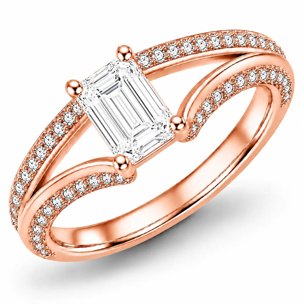 Promise of the Heart Ring with Side Stone