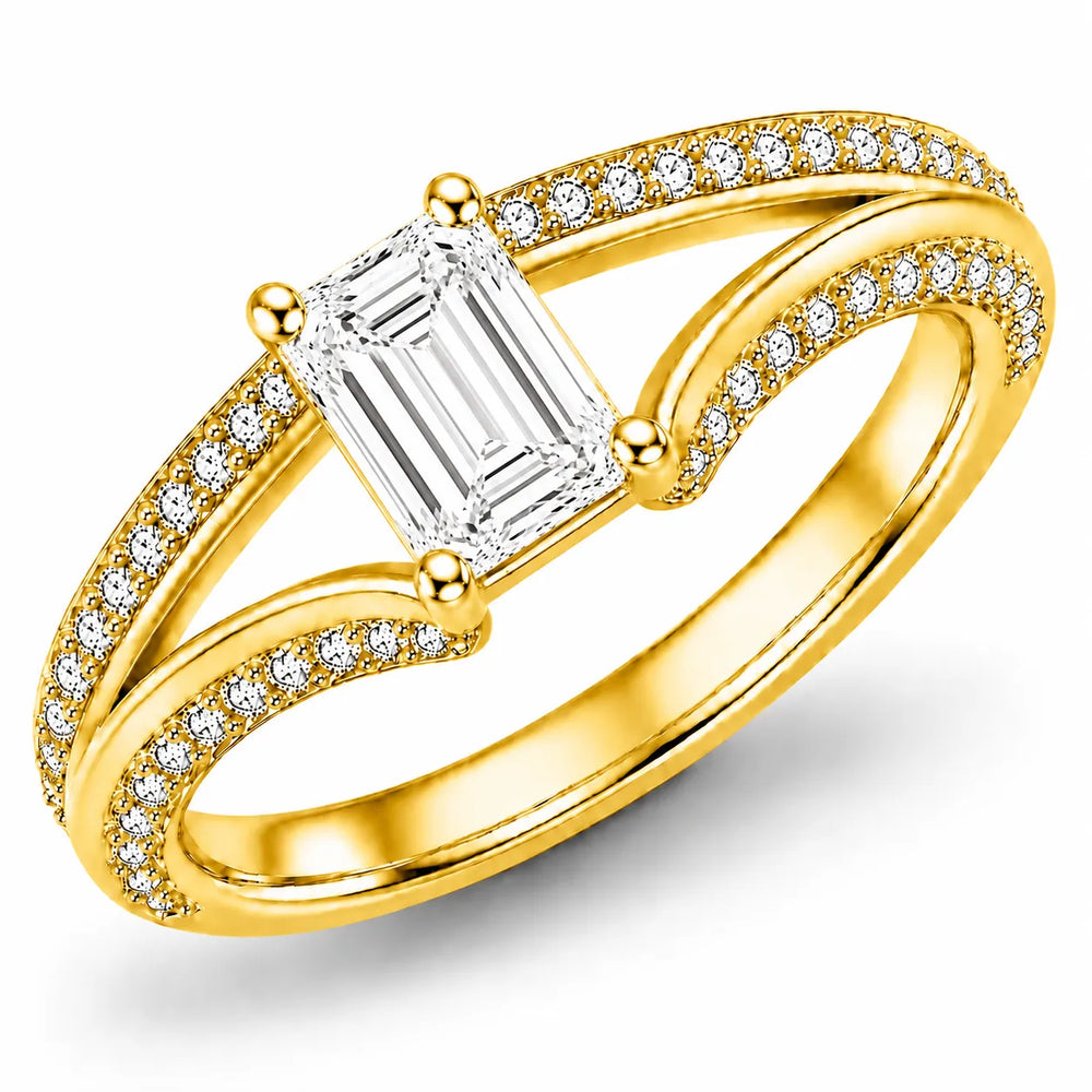 Promise of the Heart Ring with Side Stone
