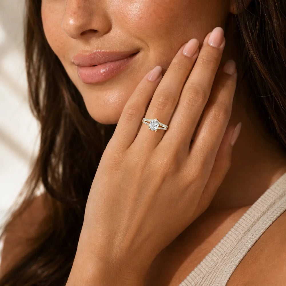 Promise of the Heart Ring with Side Stone