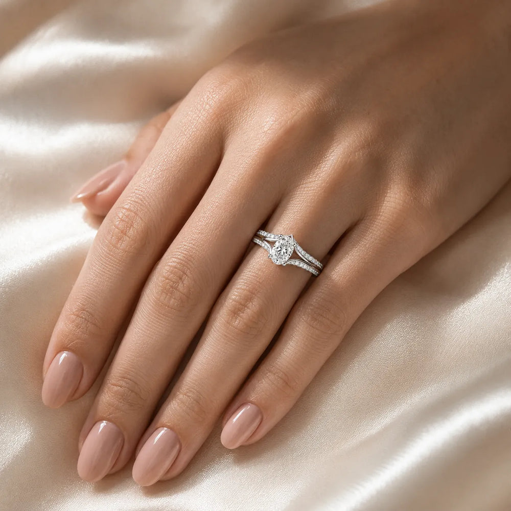 Promise of the Heart Ring with Side Stone