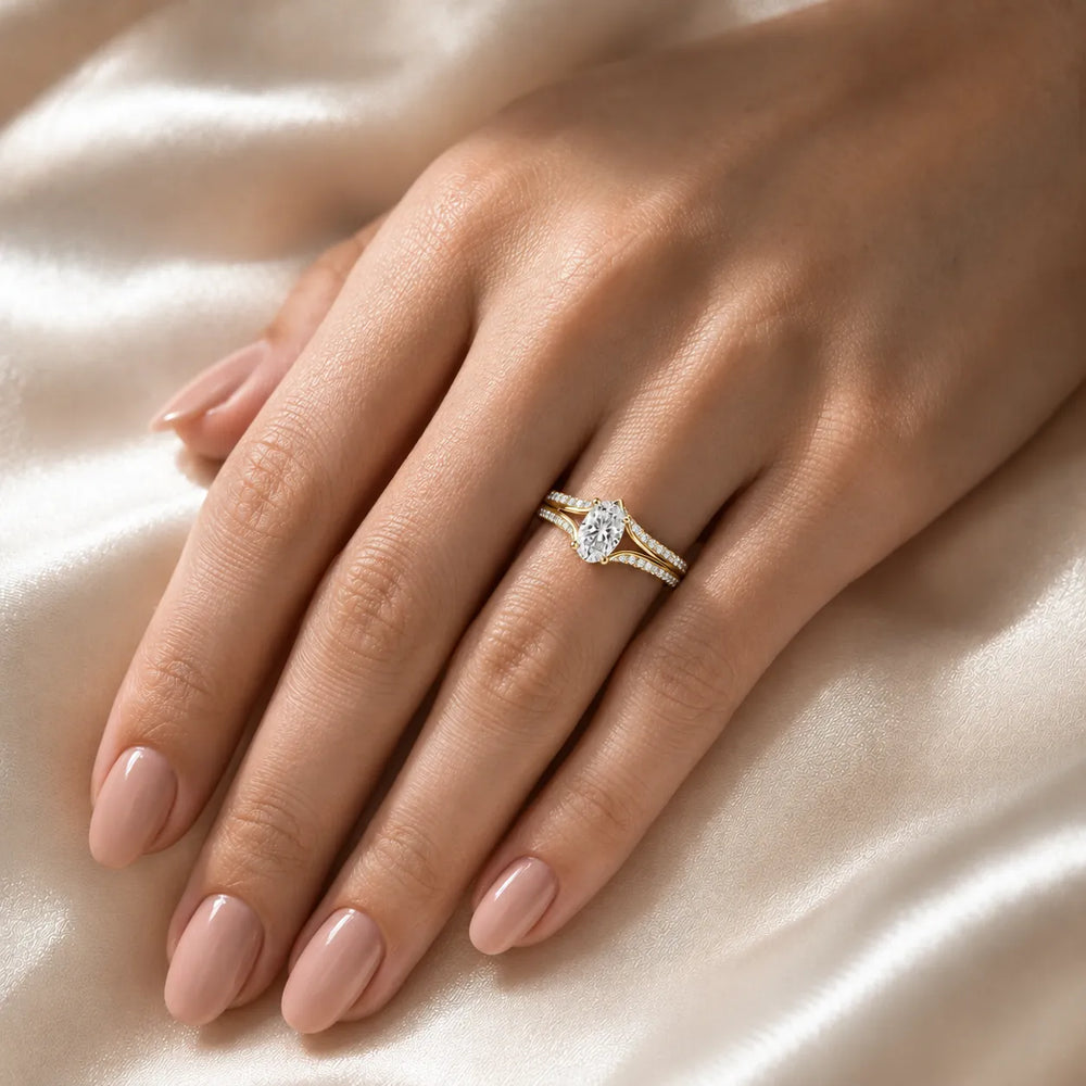 Promise of the Heart Ring with Side Stone