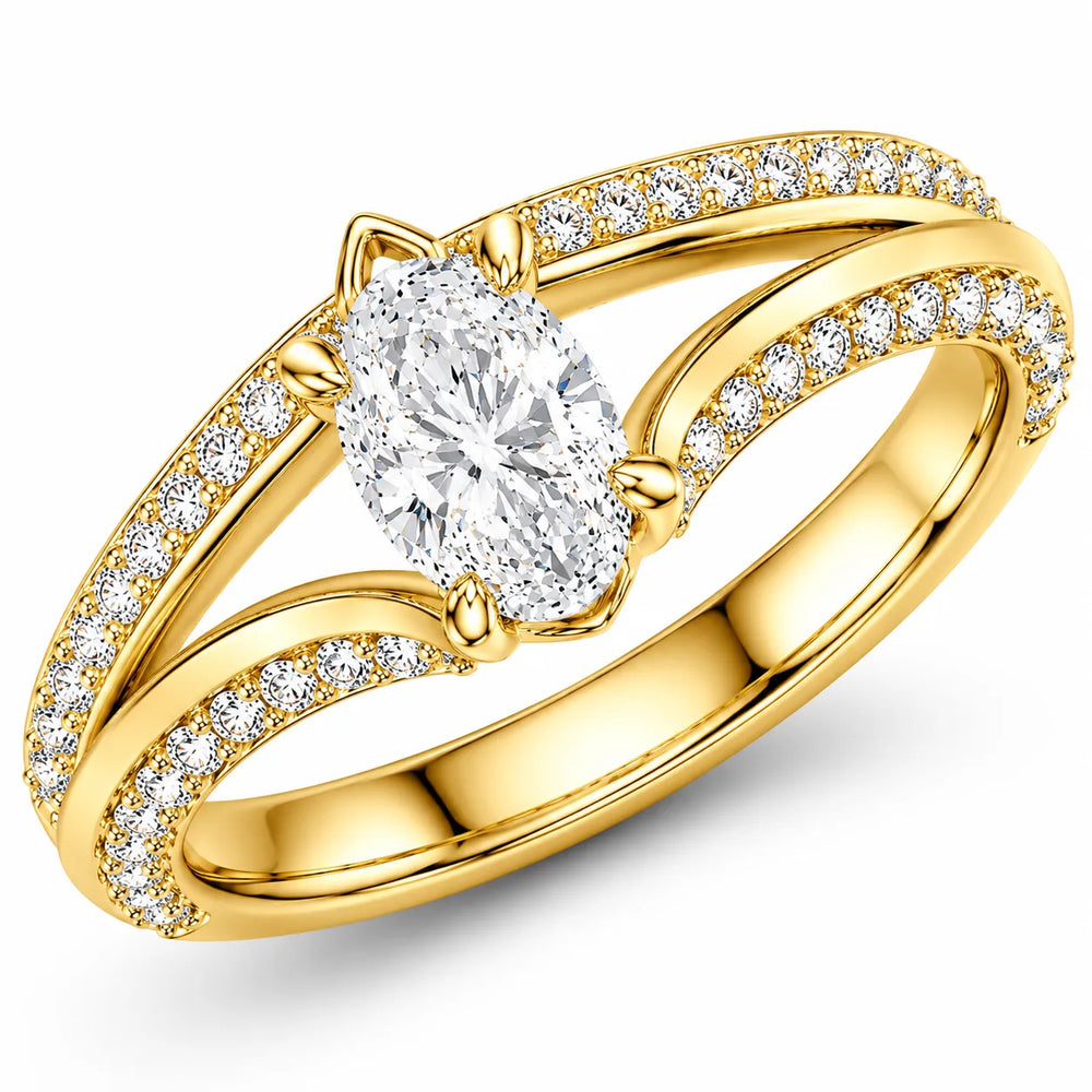 Promise of the Heart Ring with Side Stone