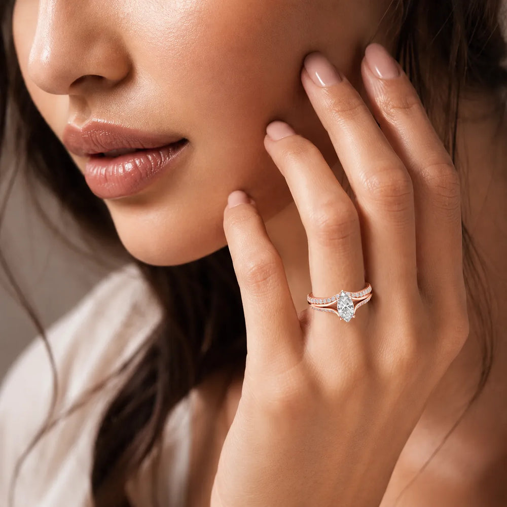 Promise of the Heart Ring with Side Stone