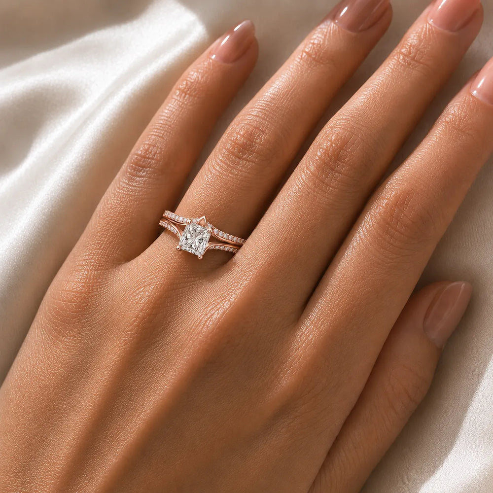 Promise of the Heart Ring with Side Stone