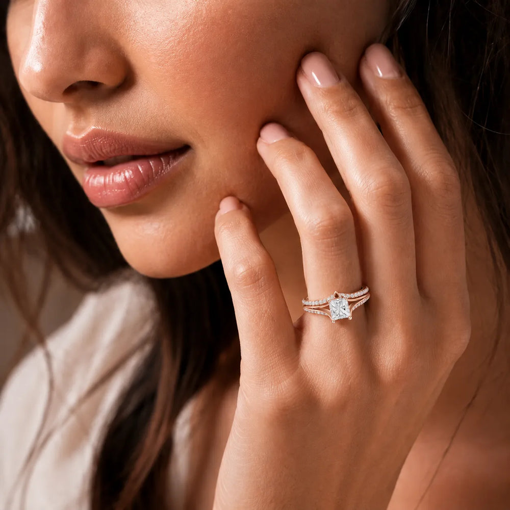 Promise of the Heart Ring with Side Stone