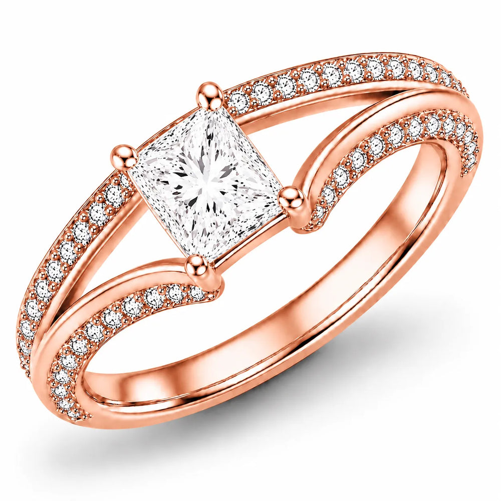 Promise of the Heart Ring with Side Stone