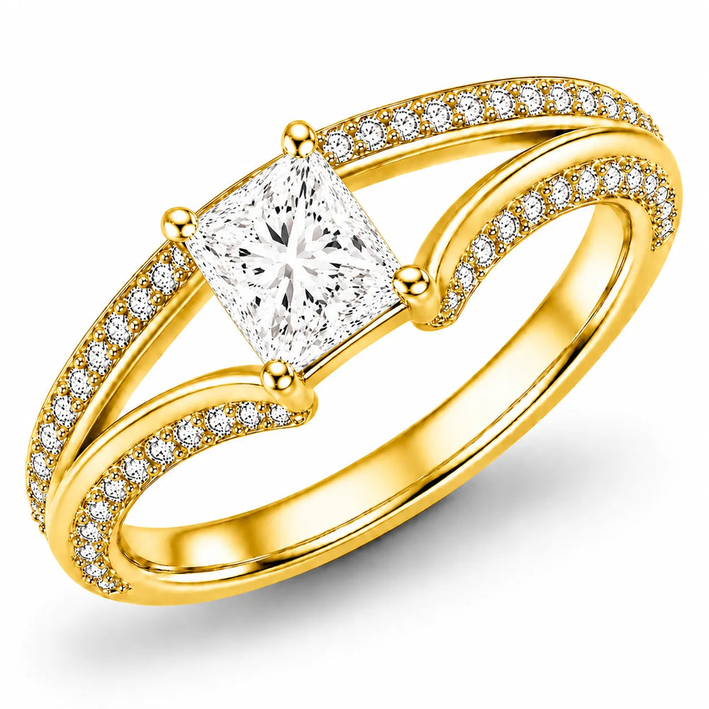 Promise of the Heart Ring with Side Stone
