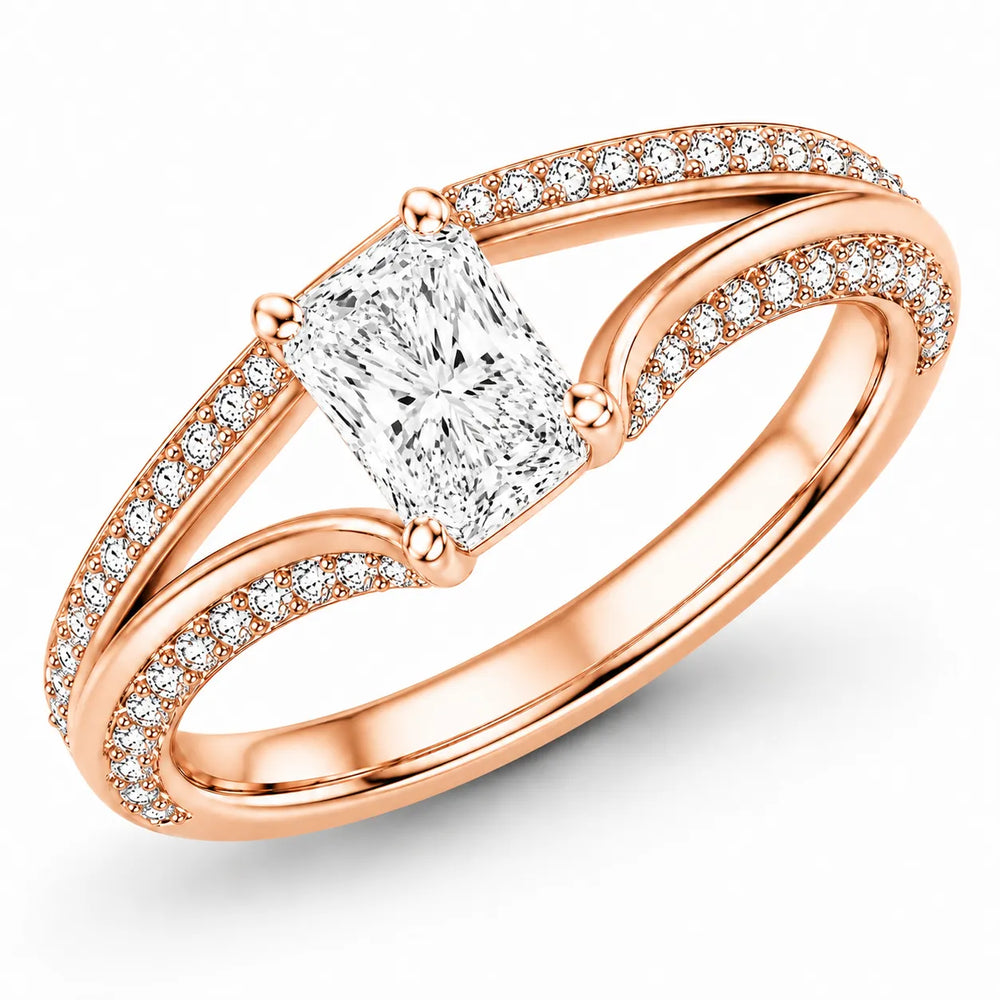 Promise of the Heart Ring with Side Stone