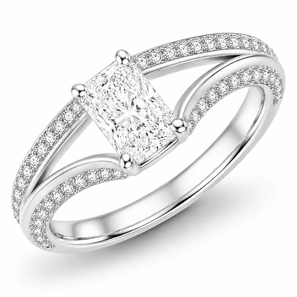 Promise of the Heart Ring with Side Stone