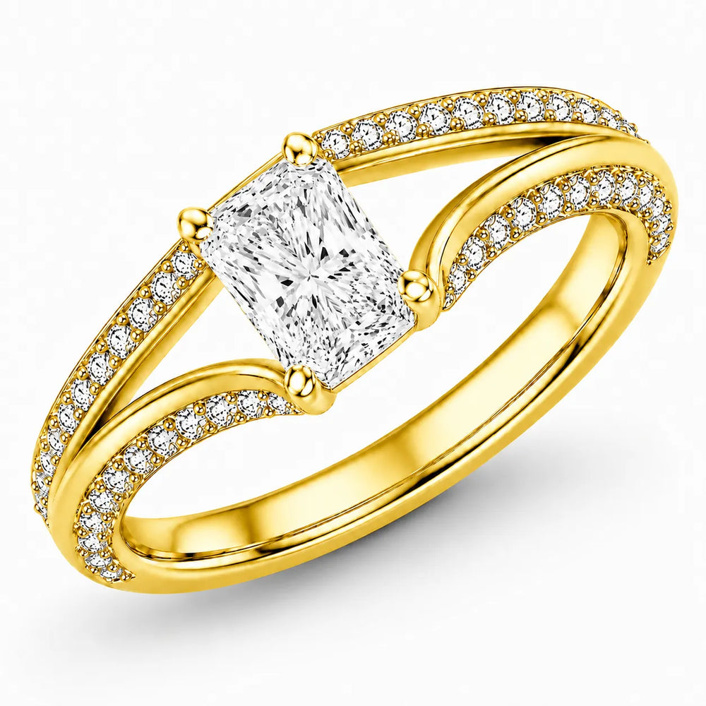 Promise of the Heart Ring with Side Stone