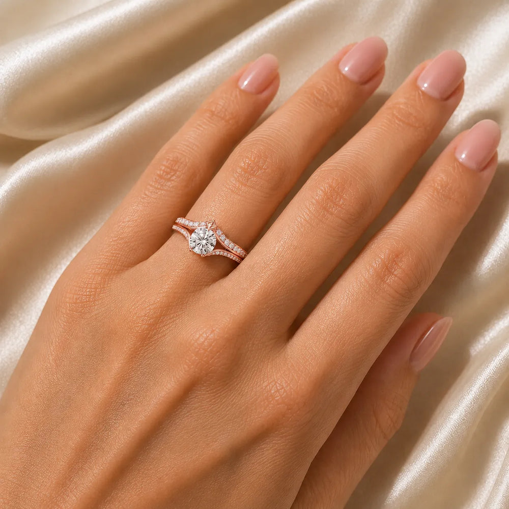 Promise of the Heart Ring with Side Stone