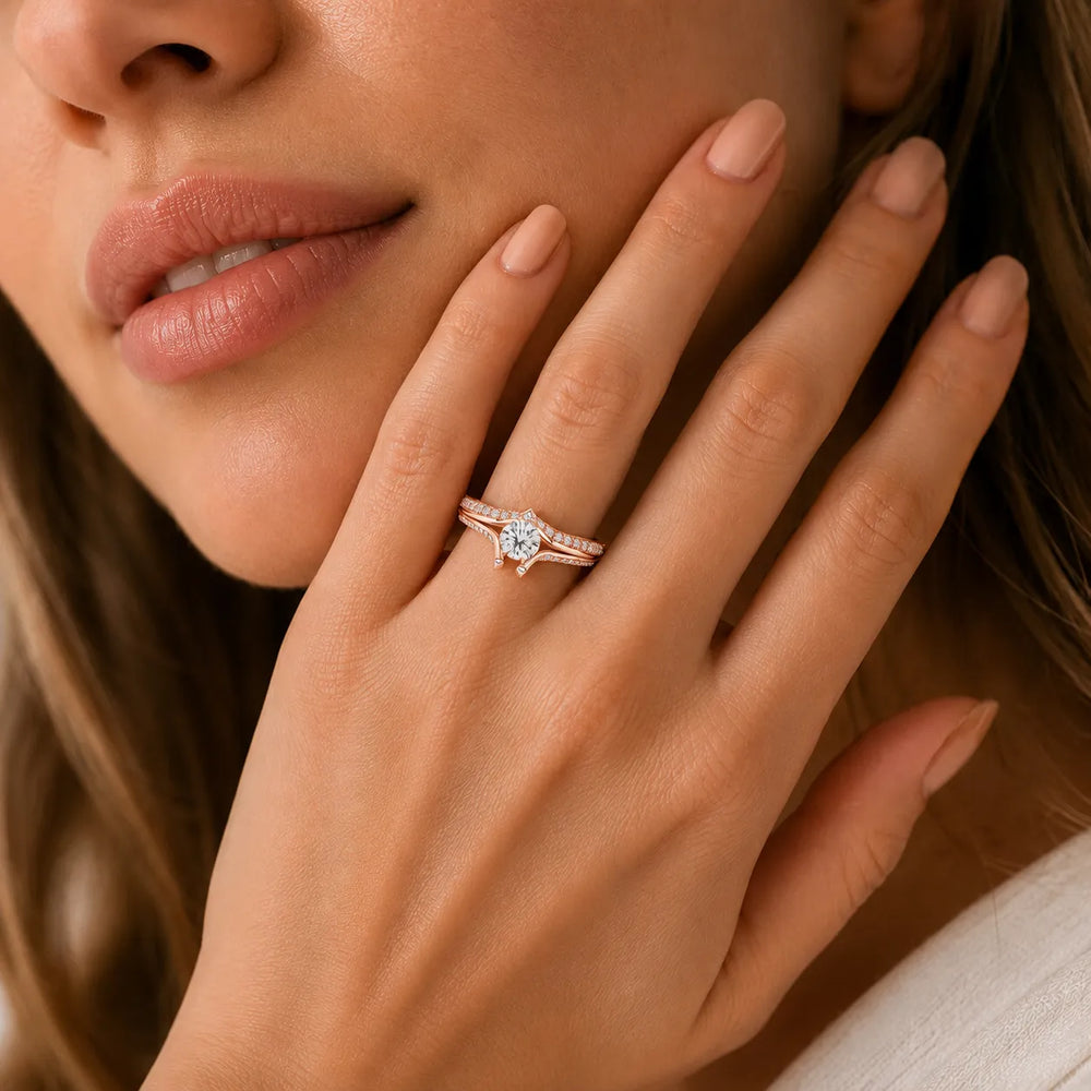 Promise of the Heart Ring with Side Stone