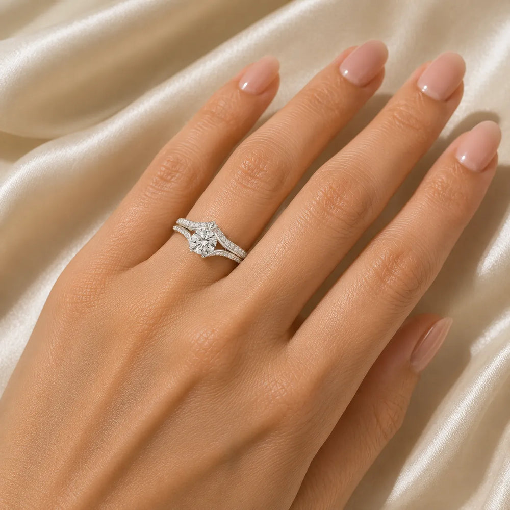 Promise of the Heart Ring with Side Stone