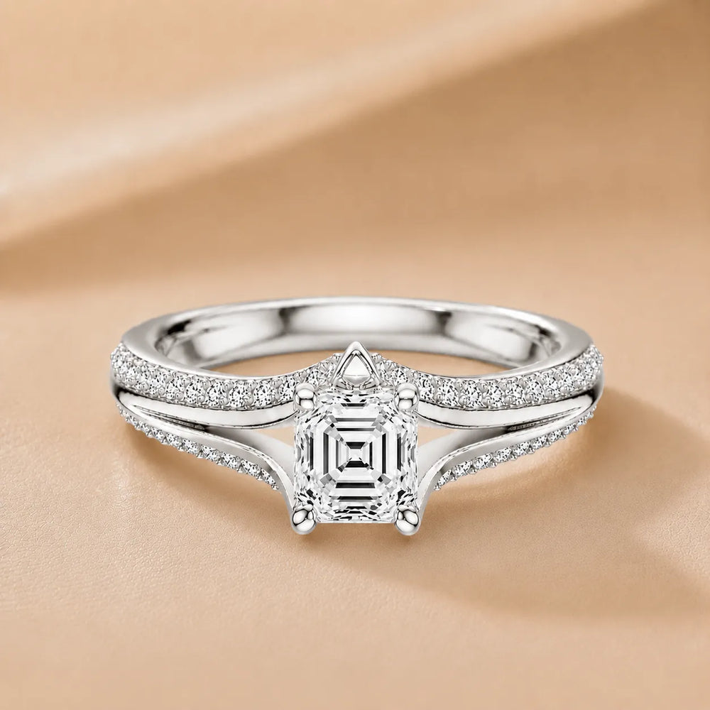 Promise of the Heart Ring with Side Stone