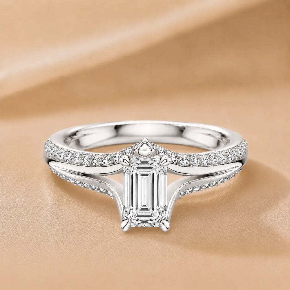 Promise of the Heart Ring with Side Stone