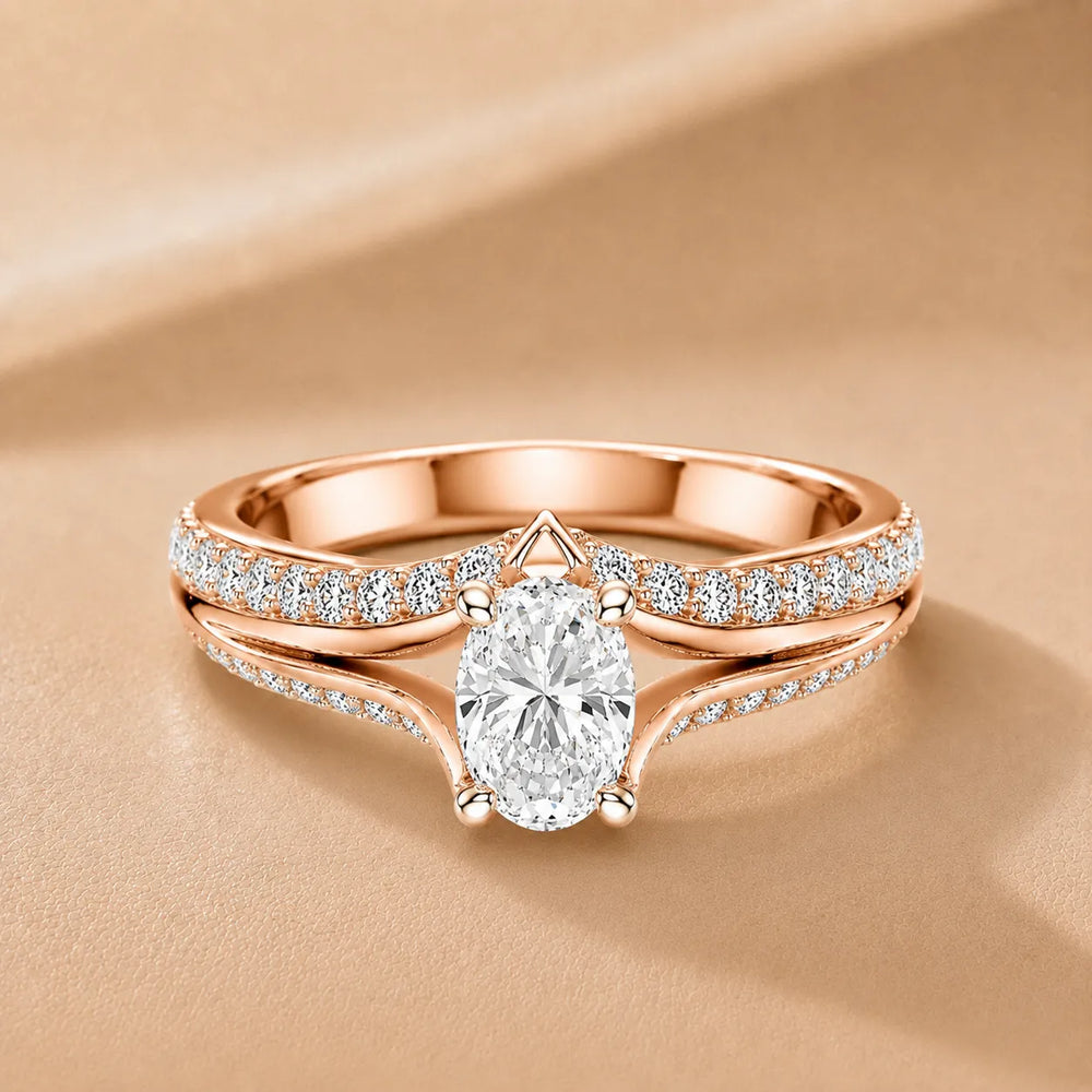 Promise of the Heart Ring with Side Stone
