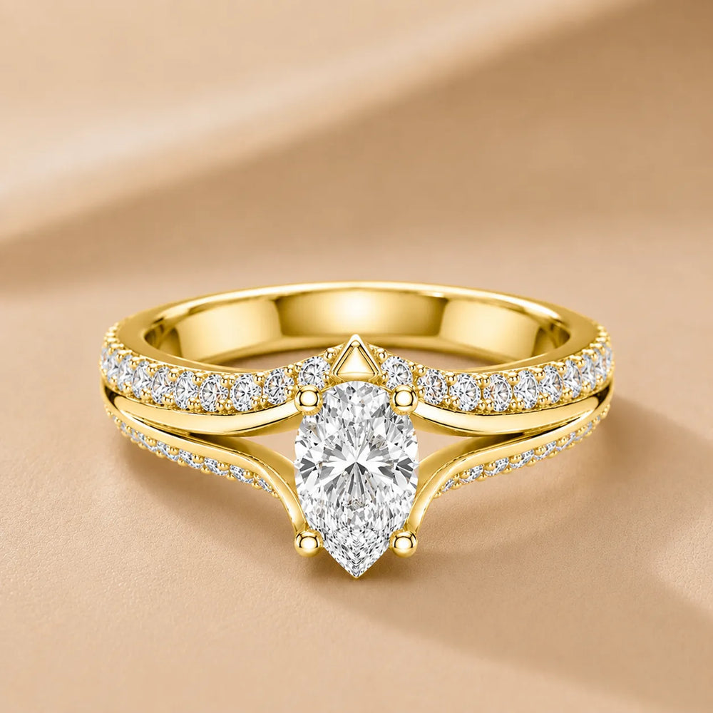 Promise of the Heart Ring with Side Stone