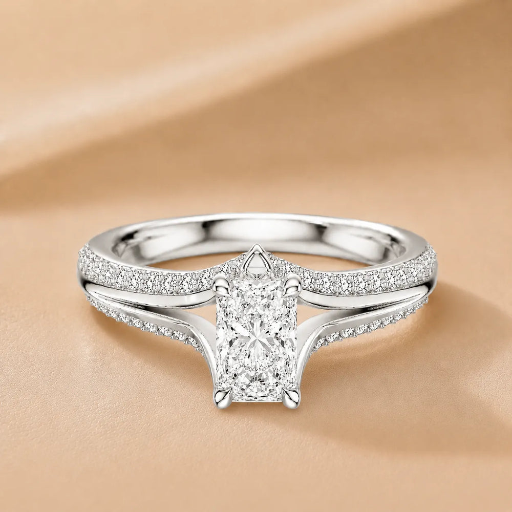 Promise of the Heart Ring with Side Stone