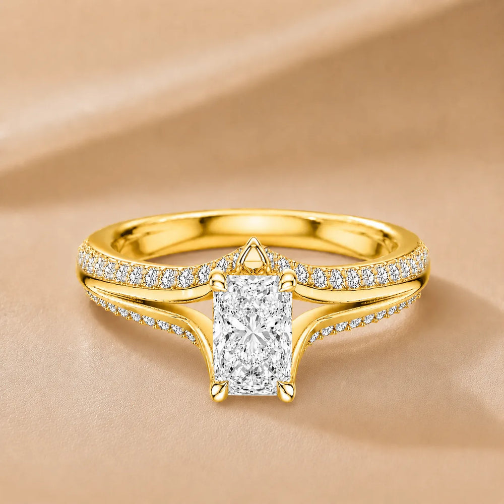 Promise of the Heart Ring with Side Stone