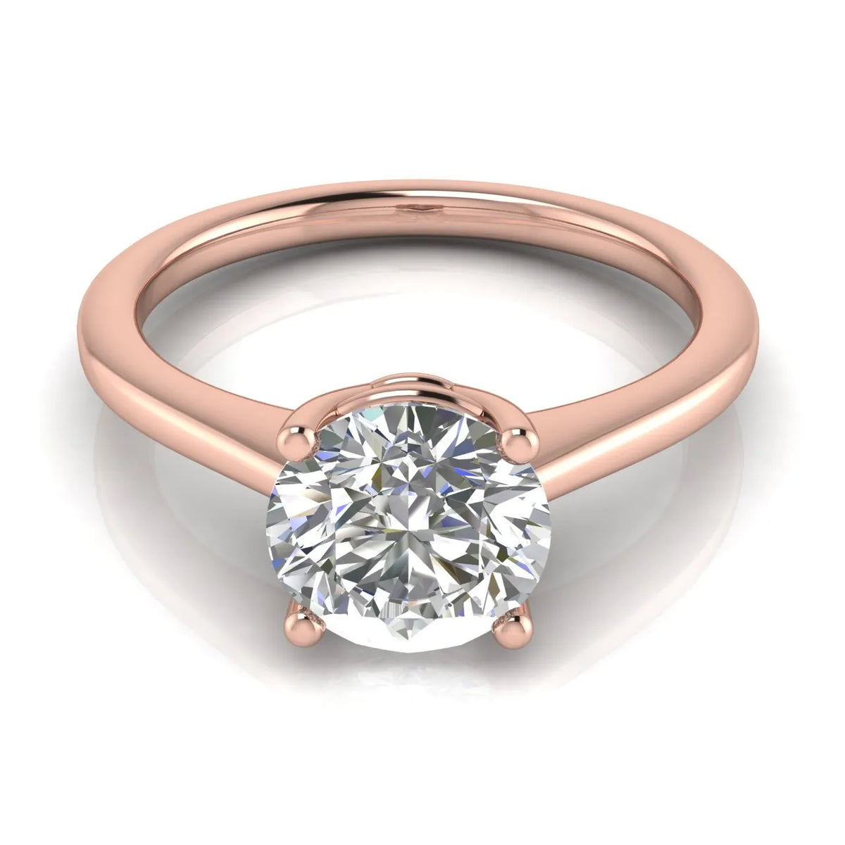 Vintage-Inspired Milgrain Engagement Ring