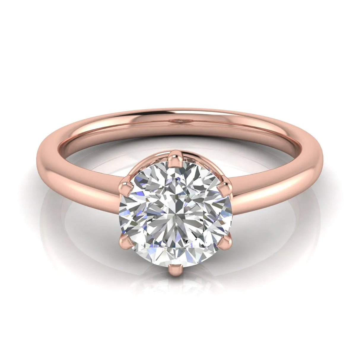 Elegant Solitaire Ring with Classic Prong Setting
