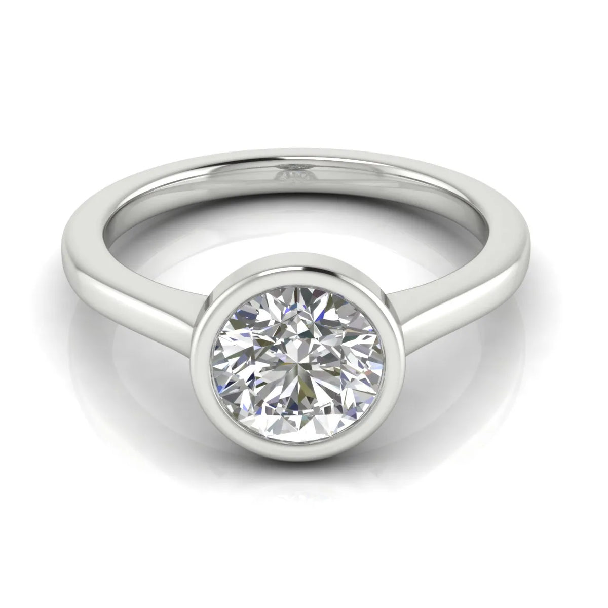 Romantic Halo Solitaire Ring