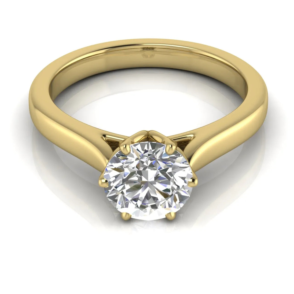 Classic Solitaire Ring with Elegant Center Stone