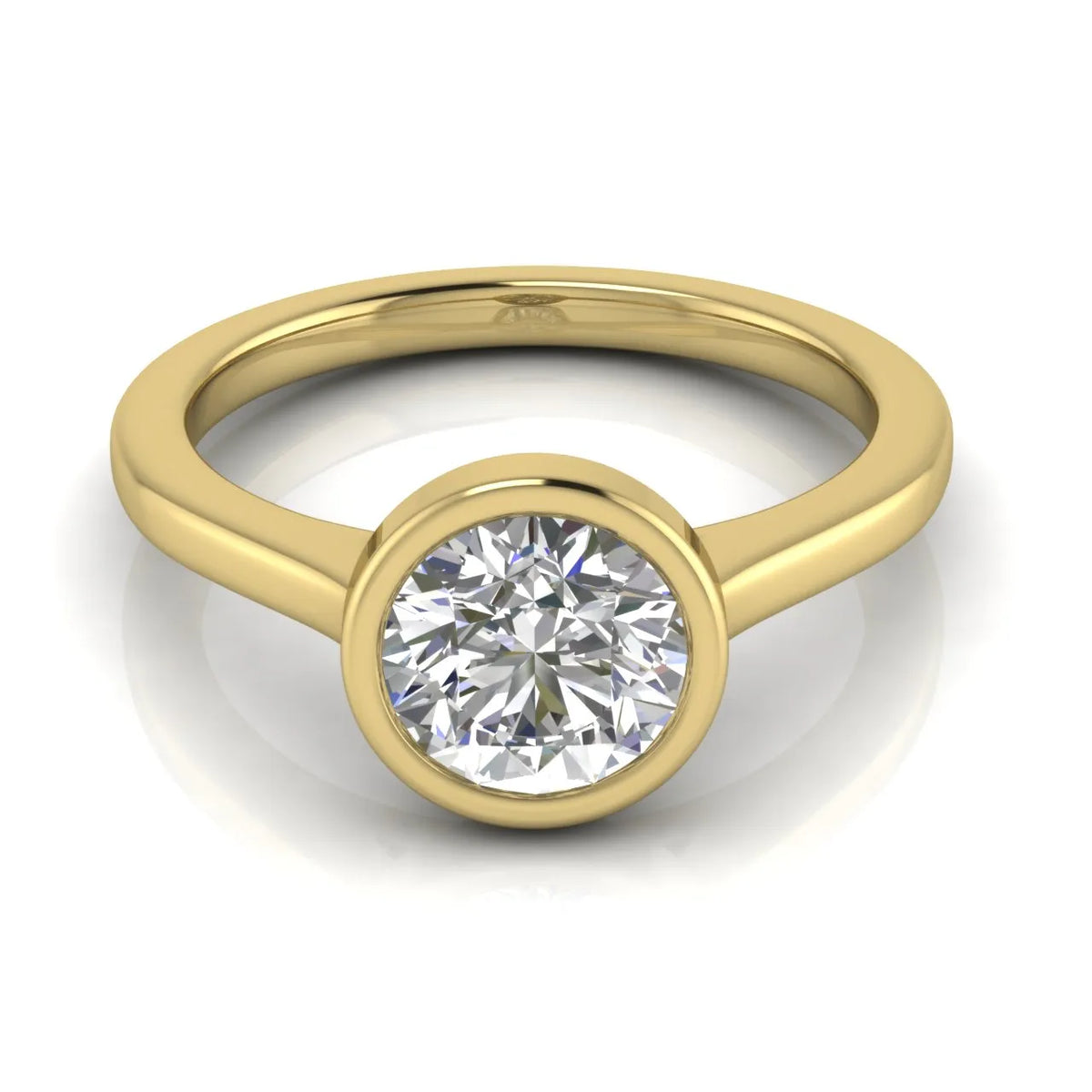 Romantic Halo Solitaire Ring