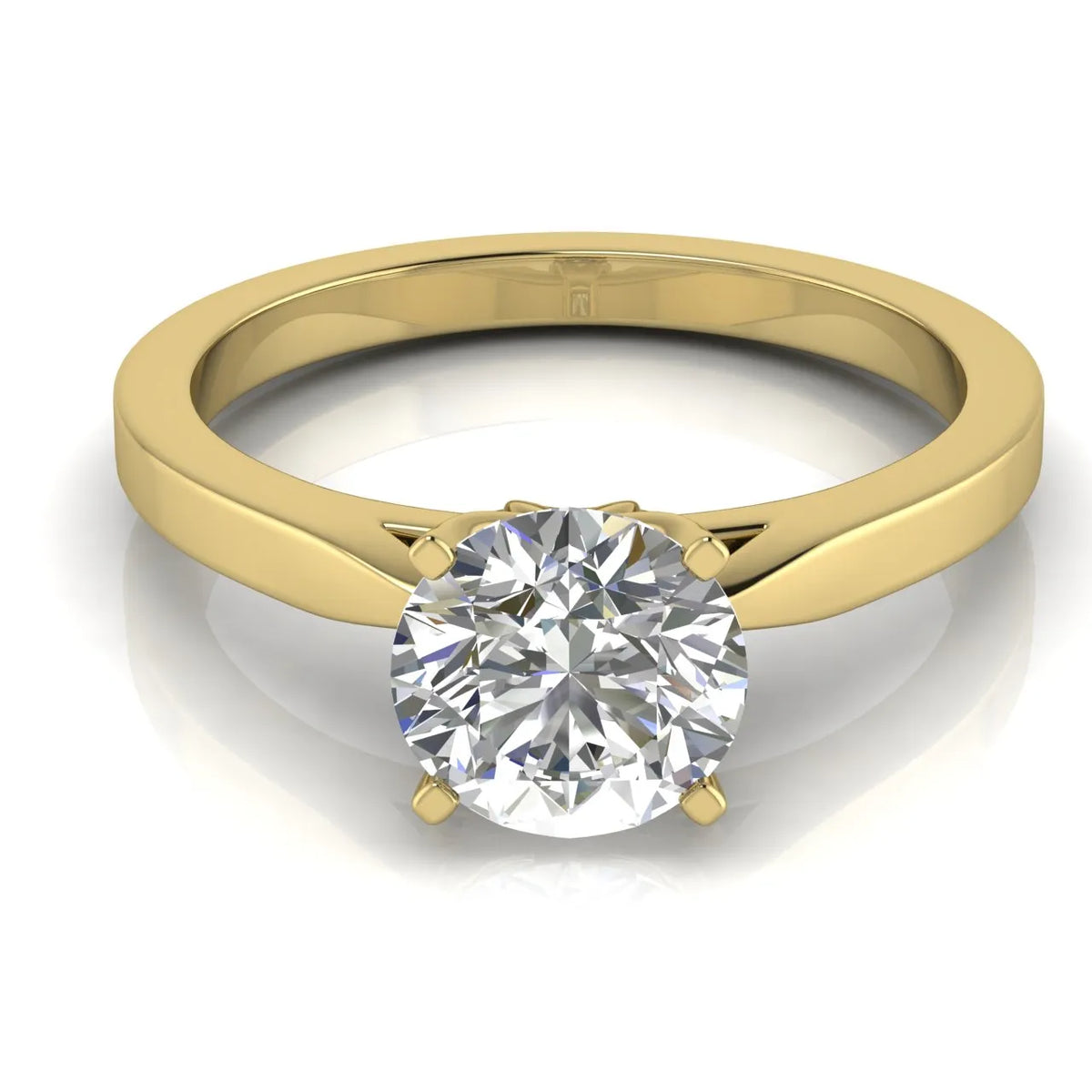 Timeless Solitaire Ring with Minimalist Design