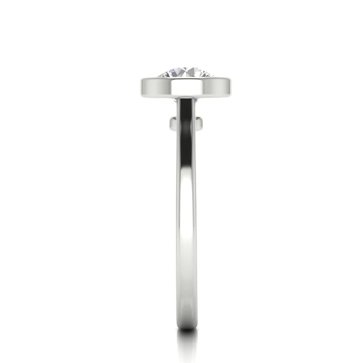 Romantic Halo Solitaire Ring