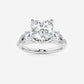 Jessica 2 5/8 ctw Heart Lab Grown Diamond Swirl Engagement Ring