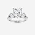 Jessica 2 5/8 ctw Heart Lab Grown Diamond Swirl Engagement Ring