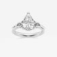 Gilda 2 ctw Pear Lab Grown Diamond Celtic Twist Solitaire Engagement Ring