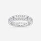 Kathleen 5 ctw Emerald Lab Grown Diamond Eternity Band - 4.2mm Width
