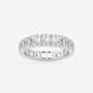 Kathleen 5 ctw Emerald Lab Grown Diamond Eternity Band - 4.2mm Width