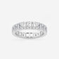 Kathleen 5 ctw Emerald Lab Grown Diamond Eternity Band - 4.2mm Width
