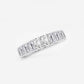 Kathleen 5 ctw Emerald Lab Grown Diamond Eternity Band - 4.2mm Width