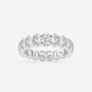 Cynthia 4 ctw Oval Lab Grown Diamond Eternity Band - 4.9mm Width