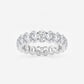 Cynthia 4 ctw Oval Lab Grown Diamond Eternity Band - 4.9mm Width