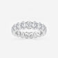 Cynthia 4 ctw Oval Lab Grown Diamond Eternity Band - 4.9mm Width
