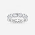 Cynthia 4 ctw Oval Lab Grown Diamond Eternity Band - 4.9mm Width