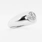 1 1/2 ctw Round Lab Grown Diamond Polished Solitaire Ring
