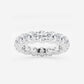 Paris 5 ctw Shared Prong Round Lab Grown Diamond Eternity Band - 4.5mm Width