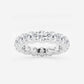 Paris 5 ctw Shared Prong Round Lab Grown Diamond Eternity Band - 4.5mm Width